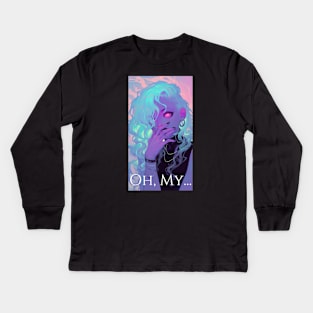 Oh, my baddie Kids Long Sleeve T-Shirt